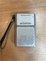 Realistic Crystal Controlled Pocket Weather Radio