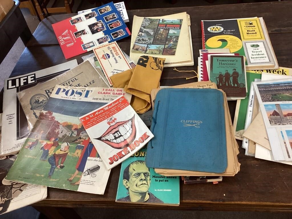 Large group of ephemera