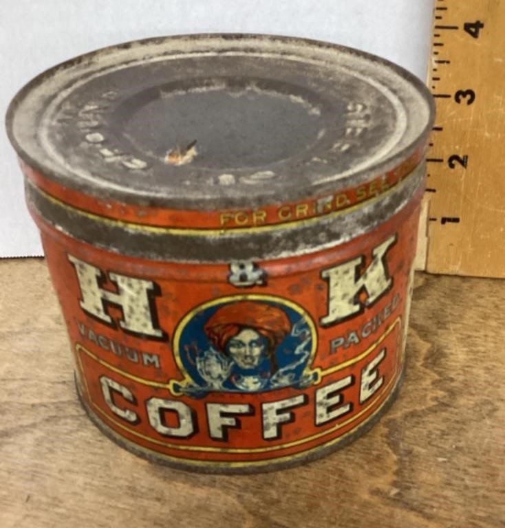 H&K coffee tin
