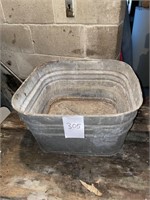 Square wash tub