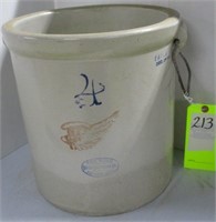 4 GALLON RED WING CROCK