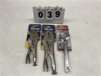 Vise-Grips & Crescent Wrench