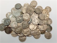 OF) 100 no date Buffalo nickels