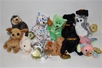 11 Assorted Vintage TY Beanie Babies
