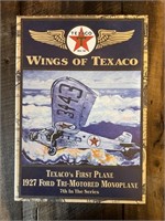 Texaco Diecast Coin Bank  Airplane 7th in Series
