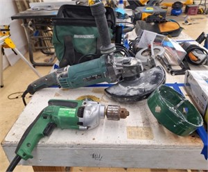 Drill, Angle Grinder