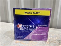 3 Pack Crest 3D White Toothpaste