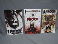 Lot of 3 Proof Endangered Comics Issue #1, 2, & 4