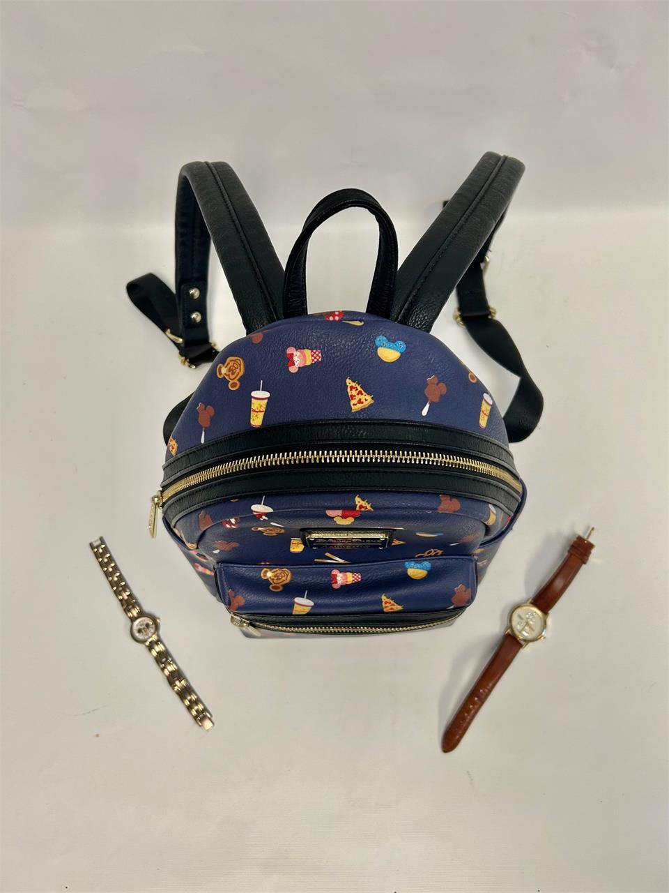 Disney Parks backpack bag + 2 Mickey Mouse watches