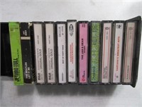 (11) Vtg Classic Rock Music Cassette Tapes
