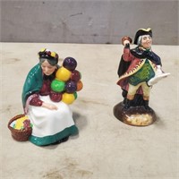 Royal Doulton Town Crier,Old Balloon Seller 4"H