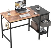 HOMIDEC Office Desk With Drawers 40"