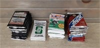 Lot of mixed sports Unopened packages of cards