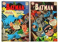 Batman Group of 2 (DC, 1967/68) Silver Age
