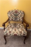 Vintage Armchair with Fabulous Upholstery