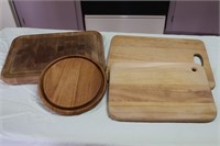 Four Wooden Cutting Boards