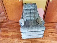 Vintage swivel easy chair