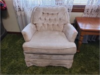 Beige easy chair