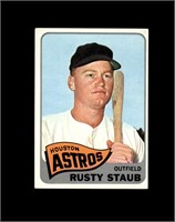 1965 Topps #321 Rusty Staub EX to EX-MT+