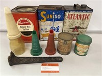 Assorted Vintage Tins Etc. Inc. Atlantic,