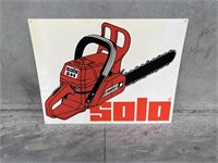SOLO 644 Chainsaw Plastic Sign - 895 x 700