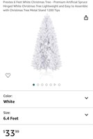 White Christmas Tree (Open Box)