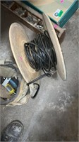 Partial roll of wire