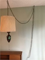 hanging lamp, you take down