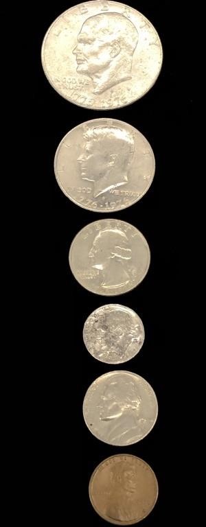 FULL SET of Vintage Bicentennial Coins -
