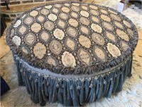 Hassock Large Round Upholstered Bench