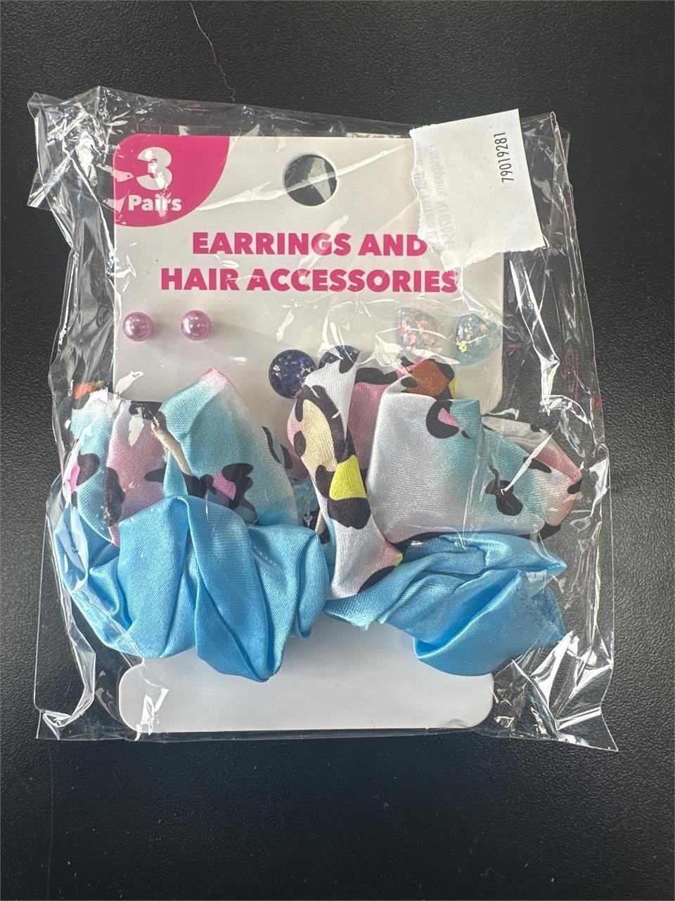 Earrings and hair accessories