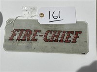 Texaco Fire-chief Glass Sign