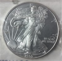 2009 1oz. Silver BU American Eagle