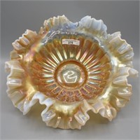 10" PO Aurora Pearls deep ruffled bowl