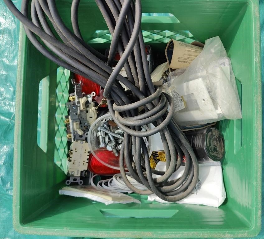 Lot of Electrical Items Incl Lights, Bolts & Home