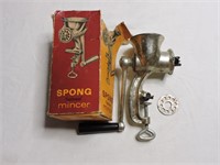 Vintage Spong Mincer With Box