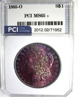 1885-O Morgan PCI MS65+ Fabulous Color