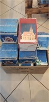 Box Lot Of (14) Assorted Christmas Scenery