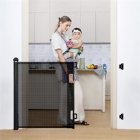 TN9002  Retractable Baby Gate 33" Tall