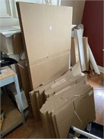 LOT OF CARDBOARD BOXES