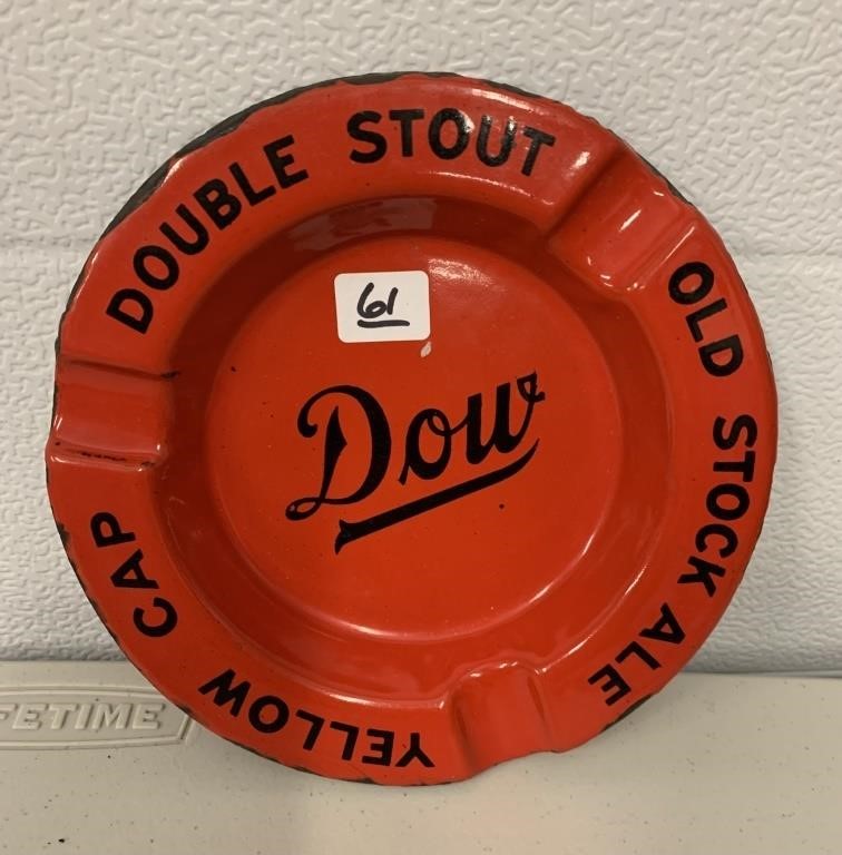 Old Dow Porcelain Ash Tray