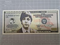 Sir Paul McCartney banknote