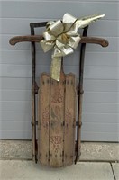 Wood & Metal Sleigh