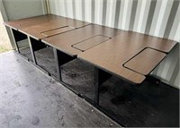 (4) Desks - (1) w/ Electrical Hook Up