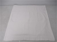 GlucksteinHome Cotton White Square Cushion Cover