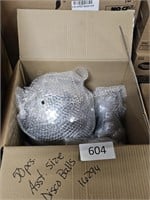 50ct asst sized disco balls