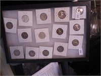 14 U.S. 1970s, 1980s and 1990s quarters in