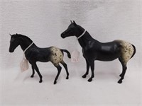 Breyer Classic Appaloosa horse mare & foal,