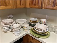 (55) Pieces of Assorted China and Dishware