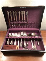 (55)Rogers Bros Silver Plated Flatware, Incomplete